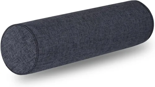 Vista 21 de Almohada cilíndrica de espuma viscoelástica, almohada cervical ergonómica para cuello, piernas, soporte de espalda, cojín decorativo para sofá