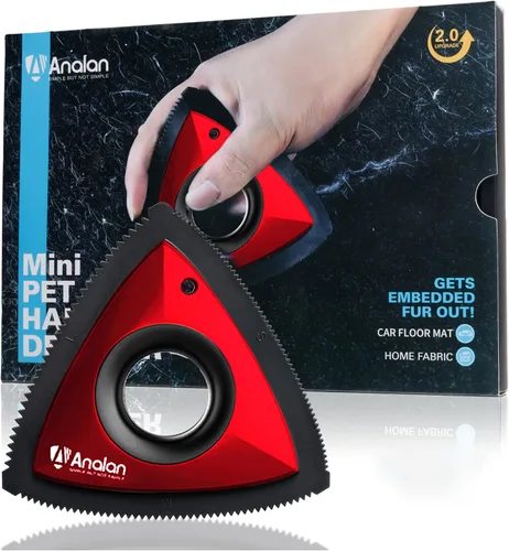 Vista 9 de Analan - Removedor miniatura de pelo de mascotas, de gato o de perro. Cepillo para limpiar las telas del auto, el sofá, el hogar Deep Cleaning