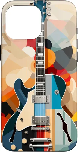 Vista 19 de Electric Guitar Abstract Art Cover Phone Case for iPhone 17