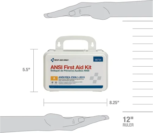 Vista 7 de First Aid Only ANSI 2015 - Kit de primeros auxilios Negro