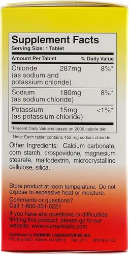 Vista 2 de Thermotabs Suplemento de sal comprimidos tamponados 100 ea por Thermotabs