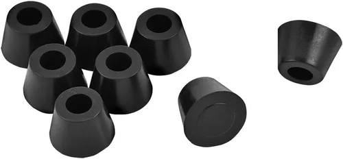 Vista 5 de Pies de goma, 8 almohadillas de goma de repuesto de 1.181 x 0.787 in con tornillos a juego, para altavoz de alta fidelidad, guitarra, amplificador