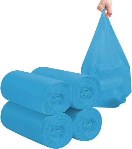 Vista 9 de Bolsas de basura portátiles de 2 a 4 galones, 120 bolsas de basura pequeñas portátiles gruesas para oficina, cocina, dormitorio, bolsas de basura