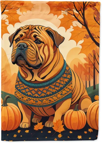 Vista 30 de Caroline's Treasures DAC1001GF Affenpinscher - Bandera decorativa para jardín de otoño, decoración para patio exterior, patio, parterres