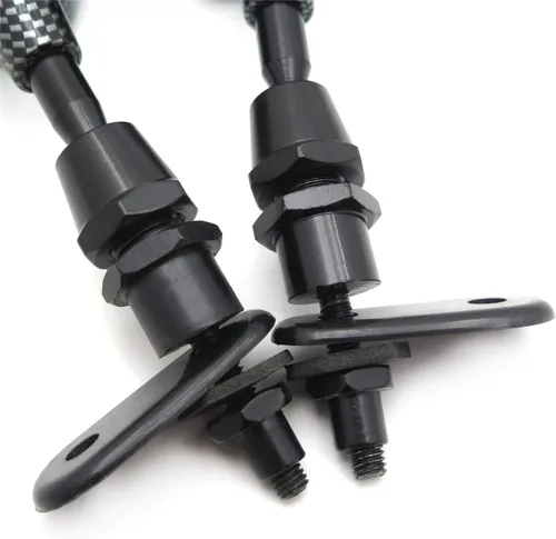 Vista 6 de HONGK - Mini espejo compatible con CBR600RR F1/F2/F3 F4/F4i 900RR 929RR 954RR 1000RR RC51 Carbon [B01C0SW17E]