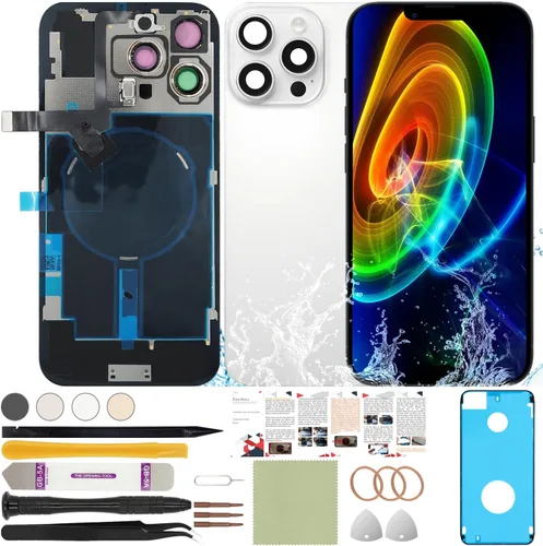 Vista 27 de Funda trasera de repuesto compatible con iPhone 8 de 4.7" + Herramientas profesionales (Gris espacial) Incluye herramientas profesionales, cinta