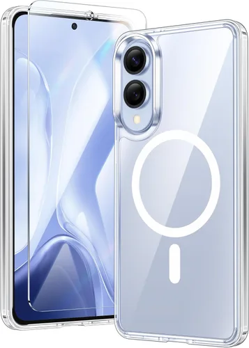 Vista 37 de FNTCASE Funda magnética para Samsung Galaxy Z Fold 7 con protección de bisagra Protector de pantalla, anti amarillento, cubierta de célula