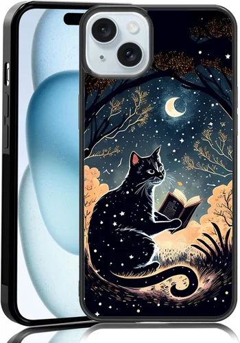 Vista 87 de Elegante funda de teléfono con diseño de gato Marie compatible con iPhone 11, funda de encaje dorado para iPhone, a prueba de golpes, rosa fucsia
