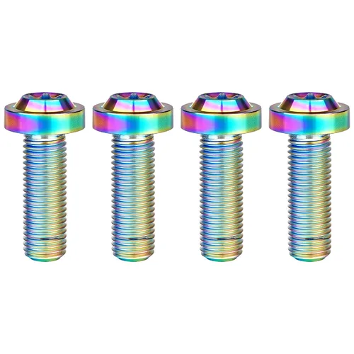 Vista 12 de Titanium M10 Torx Head Bolt (M10x10mm Pitch 1.25mm, Black) 10 15 20 25 30 35 40 45 50 55 60mm Pitch 1.25/1.5mm Screw Pack of 4