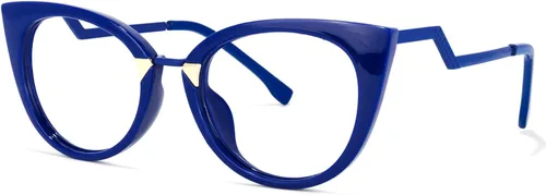 Vista 2 de Zeelool Elegantes lentes de bloqueo de luz azul ojo de gato de gran tamaño para mujer Jacqueline FP0669