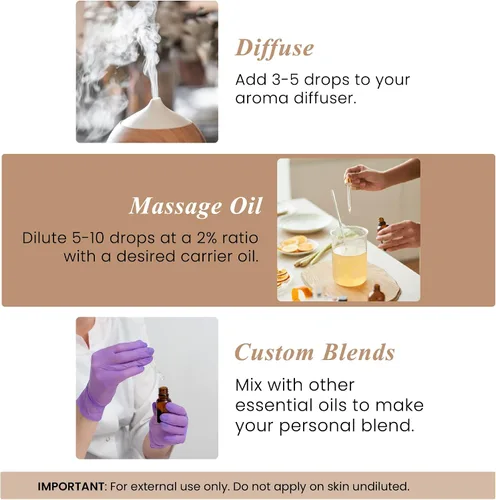 Vista 5 de Handcraft Blends Aceite esencial de cedro orgánico, 1 onza líquida, 100% puro y natural, aceite esencial de alta calidad para difusor y aromaterapia