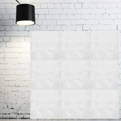 Vista 4 de Uonlytech Papel pintado 3 unids Panel de pared tridimensional Oficina Decore La Oficina Decoración de la Pared para Lobby 3D Pared