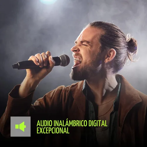 Vista 8 de Shure GLXD24R+/B58 Sistema de Micrófono Inalámbrico Digital Profesional de Banda Dual – Duración de Batería de 12 Horas, Alcance de 100 pies