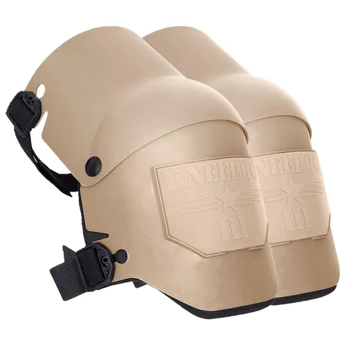 Vista 8 de sellstrom knee-pro rodilla Pad de plástico duro durable y ultra Flex III Series, Anaranjado/Gris, 1
