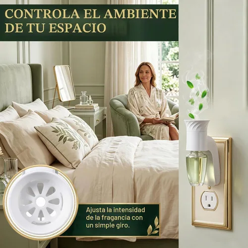 Vista 3 de Paquete de 1 enchufe de fragancia de pared compatible con repuestos de Bath Compatible con repuestos WallFlower de Bath & Body Works, certificado