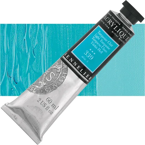 Vista 110 de Sennelier Extra-Fine Artists' Acrílico, 2.0 fl oz, Anthraquinone Blue S5, 2.02 Fl Oz (Paquete de 1)