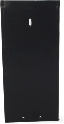 Vista 3 de Babero de cuero liso negro para tanque de gasolina liso para Harley Davidson Dyna FXDWG 1993-2003, para Softail 2000-2017, negro