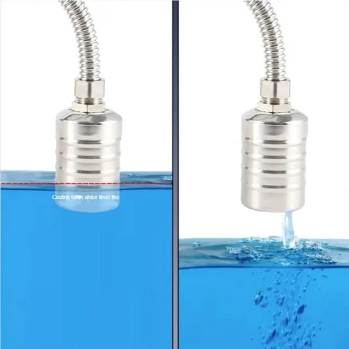 Vista 5 de Válvula de bola flotante de acero inoxidable 304, controlador de nivel completamente automático, tanque de torre de agua, grifo de cocina lleno