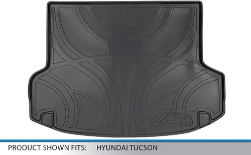 Vista 3 de SMARTLINER Alfombrilla de suelo para maletero de carga para todo tipo de clima para Hyundai Tucson 2010-2013