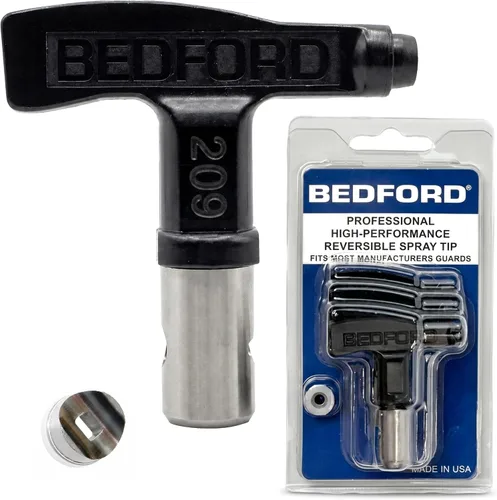 Vista 15 de Bedford Precision 33-7207 Punta reversible de 0.007 pulgadas, ventilador de 4 a 6 pulgadas, repuesto para Graco RAC 5 y Titan