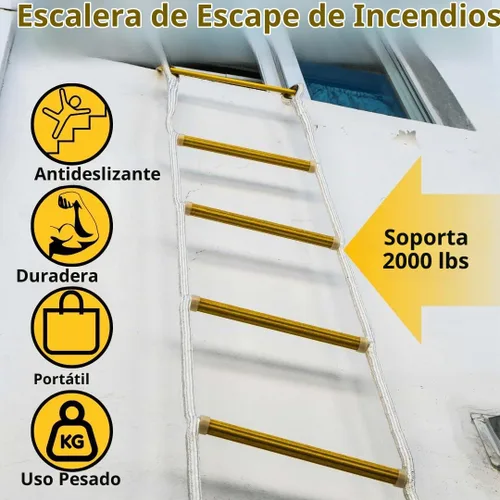 Vista 6 de Escalera de rescate de incendios para escalera de cuerda de seguridad