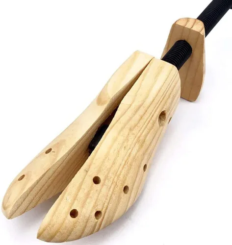 Vista 5 de Un par de zapatos de madera profesional de dos vías para hombres o mujeres, para pies anchos, zapatos ajustados y holgados