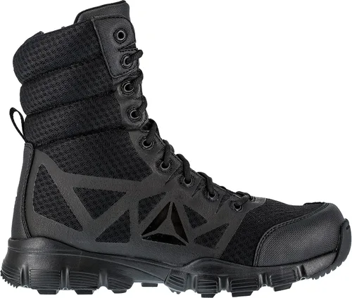 Vista 2 de Reebok Dauntless - Botas tácticas para hombre de 8 pulgadas con cremallera lateral