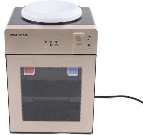 Vista 5 de Dispensador de enfriador de agua fría y caliente independiente de 110V/60HZ, dispensador de agua Mini Refrigeración pequeña Escritorio automático