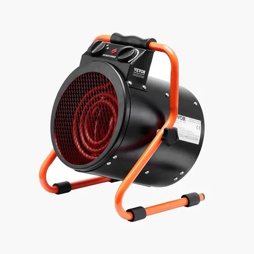 Vista 12 de VEVOR Calentador de invernadero, 1500 W PTC, calentamiento rápido con protección contra sobrecalentamiento, ventilador de tienda de cultivo pequeño
