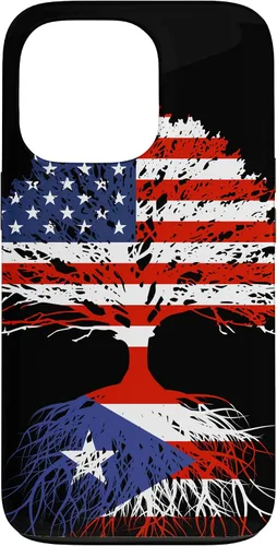 Vista 10 de Puerto Rico Boricuas Roots - Carcasa para iPhone 17, diseño de bandera estadounidense de Puerto Rico
