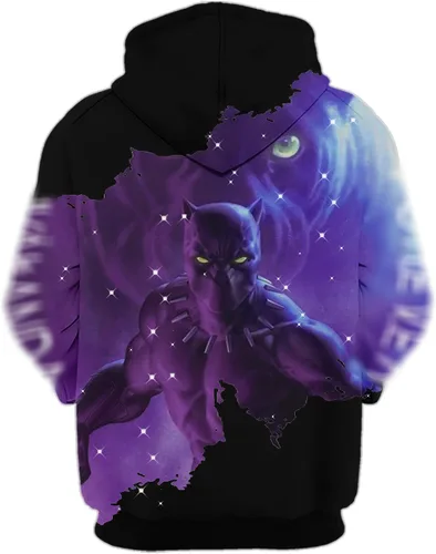Vista 2 de Xhshgfbi Men's Novelty Printed Anime Hoodies 3D Cool Adult Sweatshirt Unisex