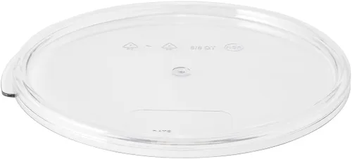 Vista 9 de Restaurantware -Solo tapa: Tapa de contenedor de almacenamiento de alimentos Met Lux, 1 tapa redonda para marinar - Los contenedores se venden por