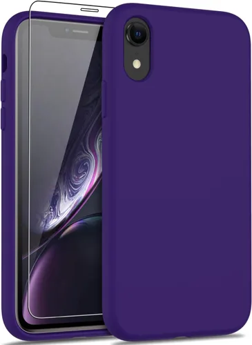 Vista 51 de bemal Funda para iPhone 14 Pro con protector de pantalla, silicona líquida de ajuste delgado, forro de microfibra suave, diseñada para mujeres