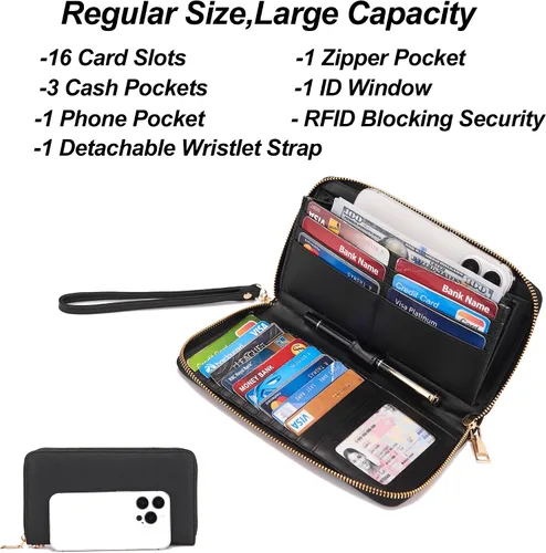 Vista 4 de Qiyuer - Bolsos y carteras para mujer, juego de damas con asa superior, bolso de hombro, bolso de trabajo con cartera de embrague a juego, 2 piezas