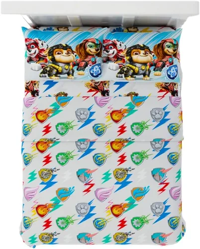 Vista 42 de Franco - Juego de sábanas de microfibra súper suave para niños, tamaño matrimonial, Baby Shark