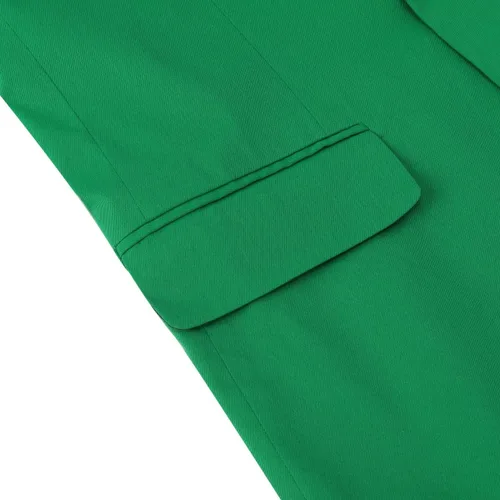 Vista 12 de YUNCLOS Chaqueta blazer casual de 1 botón con solapa con muescas para hombre