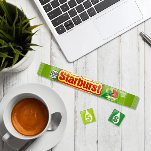 Vista 7 de STARBURST - Bocadillos de caramelo agrio masticable, paquete de 2.07 onzas, caramelos a granel, 24