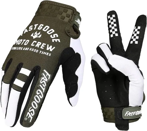 Vista 7 de Guantes de motocicleta para hombres y mujeres para pantalla táctil, guantes de equitación de montaña para motocross, escalada de suciedad
