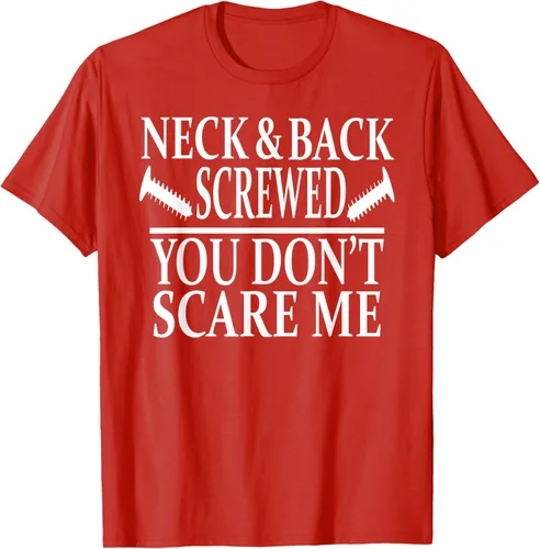Vista 97 de Camiseta divertida para recuperación de cirugía de columna vertebral y cuello y espalda, Negro