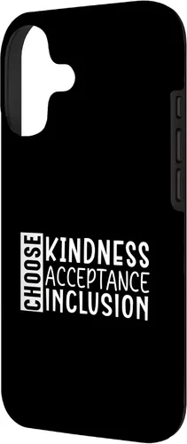 Vista 2 de Choose Kindness Acceptance Inclusion Orange Day Case for iPhone 17