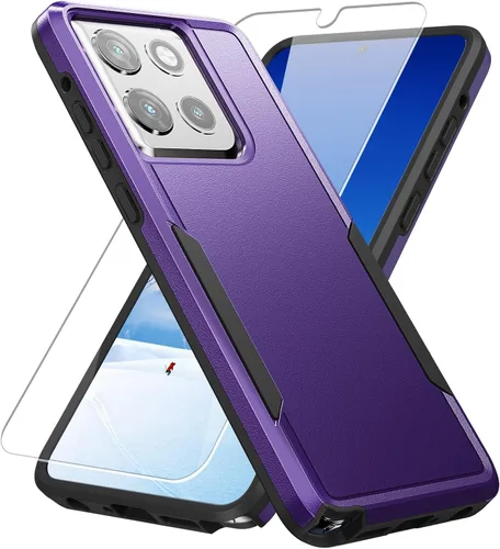 Vista 25 de Funda para Moto G Stylus 5G 2022, con Protector de Pantalla, [Probada contra Caídas de Grado Militar] Funda Protectora de Servicio Pesado Resistente