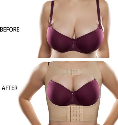 Vista 5 de BRABIC Sujetador push-up moldeador de postura para mujer, soporte de pecho, chaleco moldeador