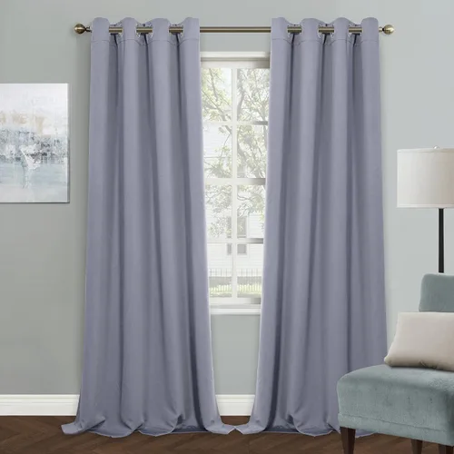 Vista 88 de MYSKY HOME Cortinas Aqua para Armario para Entrada Cortina Opaca para Puerta para Sala de Estar Cortina Oscurecedora de Habitación con Ojales