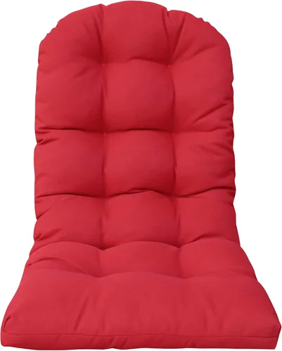 Vista 11 de Cojines para silla Adirondack para patio al aire libre, esquinas redondas, color azul lago