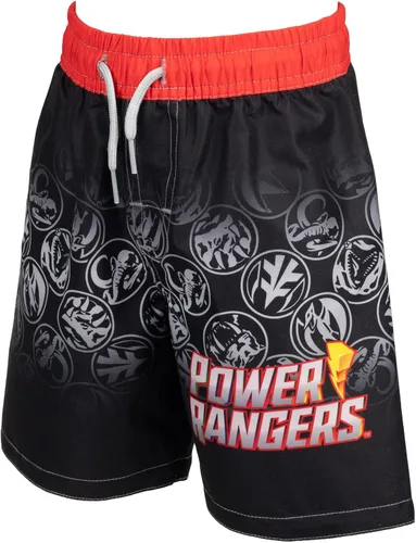 Vista 4 de Power Rangers Conjunto de traje de traje de baño y protector de erupción para niños pequeños a grandes