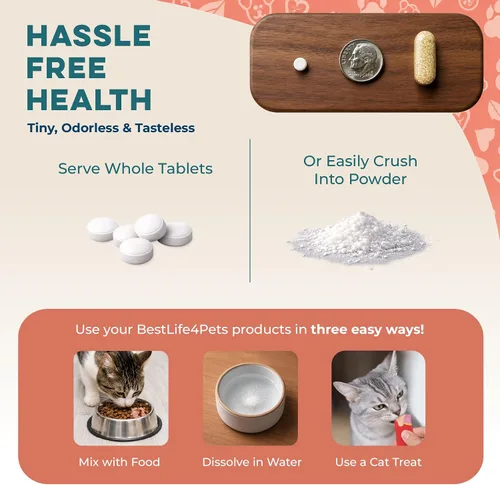 Vista 5 de Mange Soporte para gatos, alivio natural de la picazón en la piel, patas y orejas de gato, alivia las costras, las costras, la piel roja y escamosa