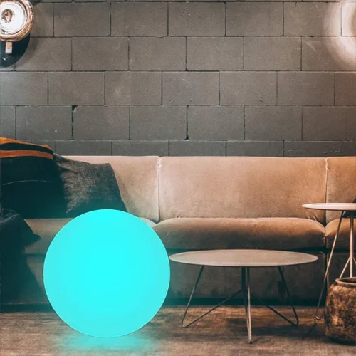 Vista 9 de LOFTEK Luz nocturna LED de 6 pulgadas para guardería con control remoto y de presión, 16 atenuación de color RGB (1P) + luz LED flotante grande