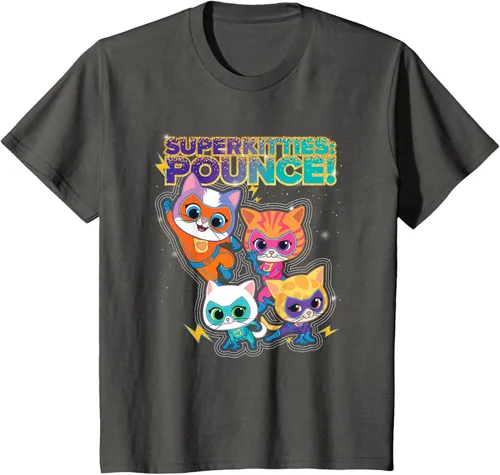 Vista 40 de Disney Junior SuperKitties Pounce! Camiseta de equipo completo, talla S