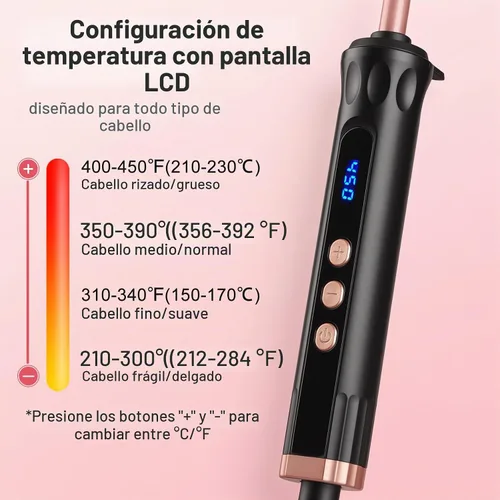 Vista 3 de Peine caliente para las pelucas del frente del cordón, peines que enderezan Negro