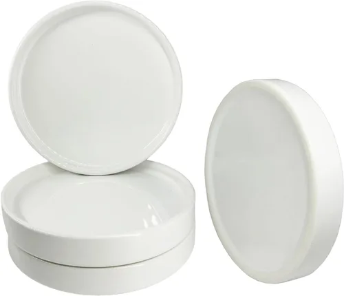 Vista 36 de Yukfona - 4 bandejas de cerámica para macetas, bandejas de 4 5 6 7 8 9 10 11 12 13 pulgadas para interior y exterior, resistente, duradera, base